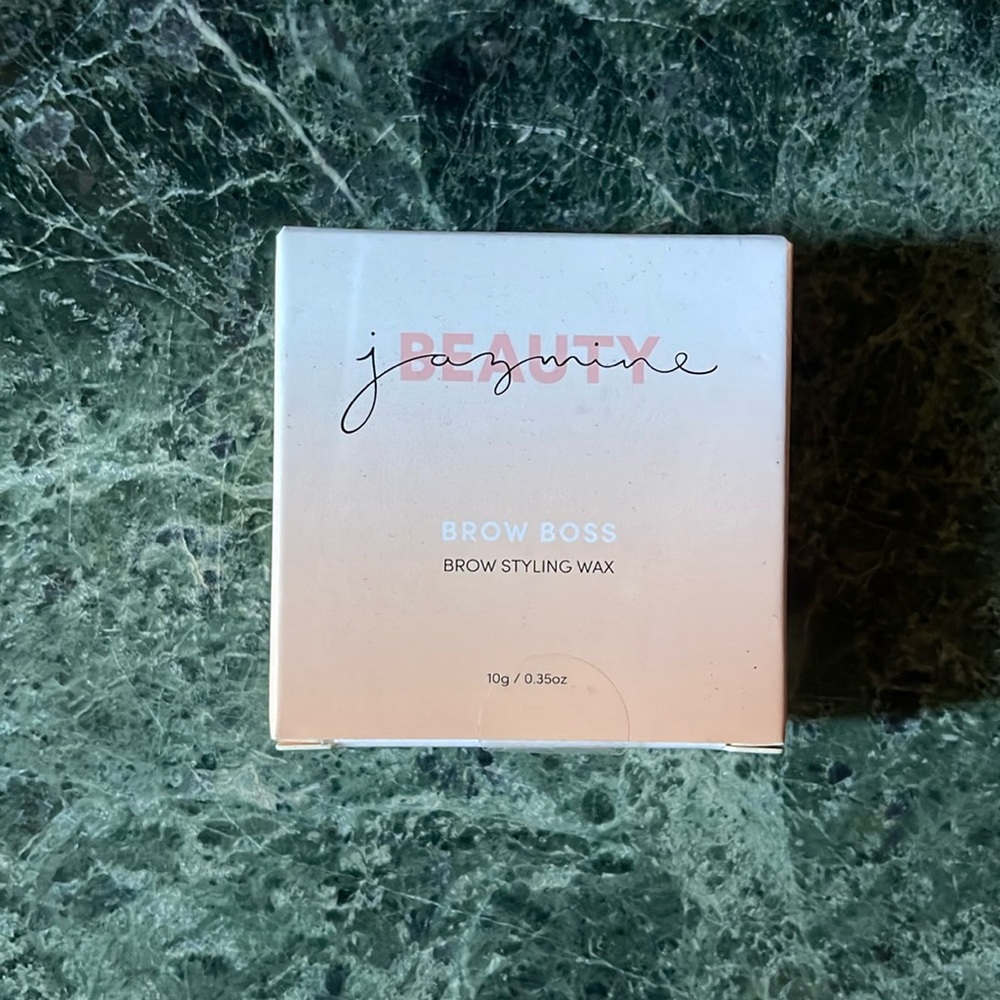 NIB Jazmine Beauty Brow Boss vegan/cruelty free/gluten free brow styling wax